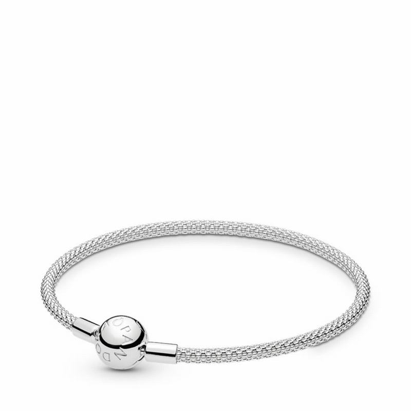 Pandora Australia Moments Mesh Bracelet - Sterling Silver | ADBORT706